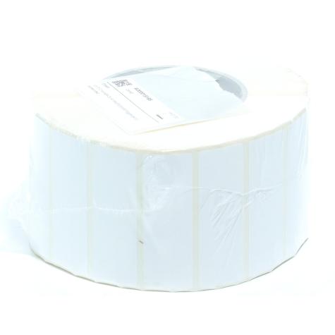 Polyester Etiketten, weiß eine Rolle 3000STK  Neu OVP